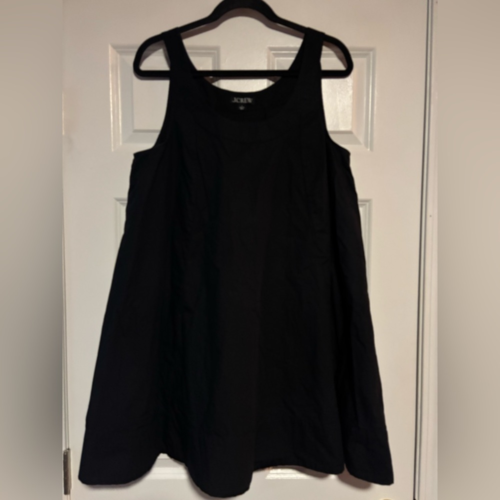 J. Crew Scoop neck Swing Cotton Dress, size Large - Picture 2 of 7